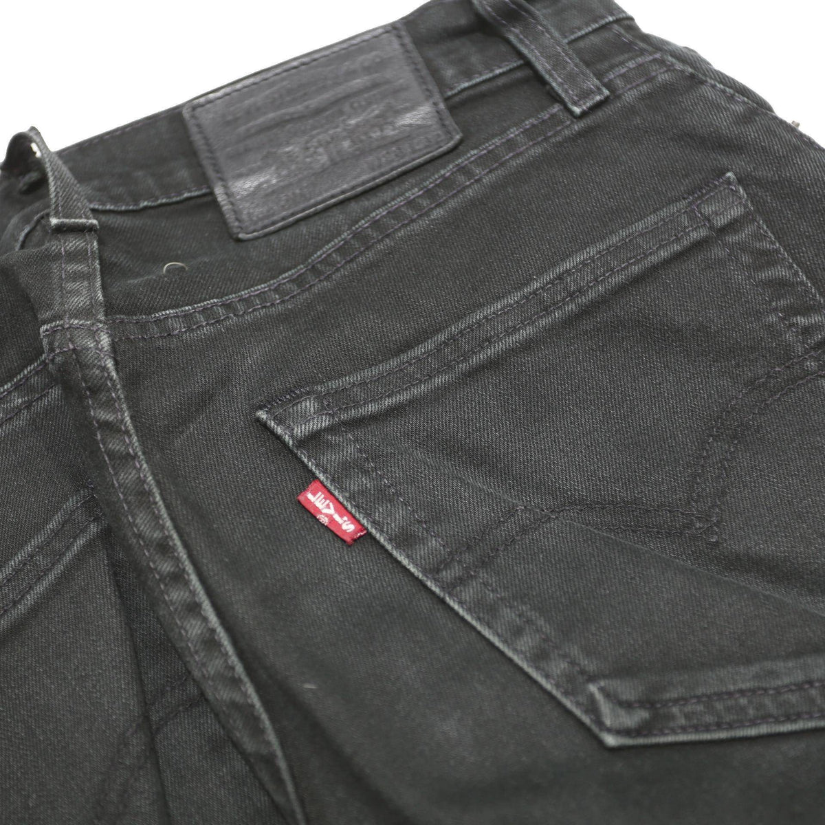 LEVI'S 511 Big E Mens Slim Black Denim W28 L32 Classic Zip Jeans Stylish Fit