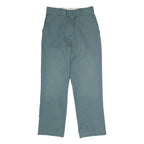 DICKIES Mens Polyester Blend Workwear Classic Straight Trousers W28 L28 Dusty