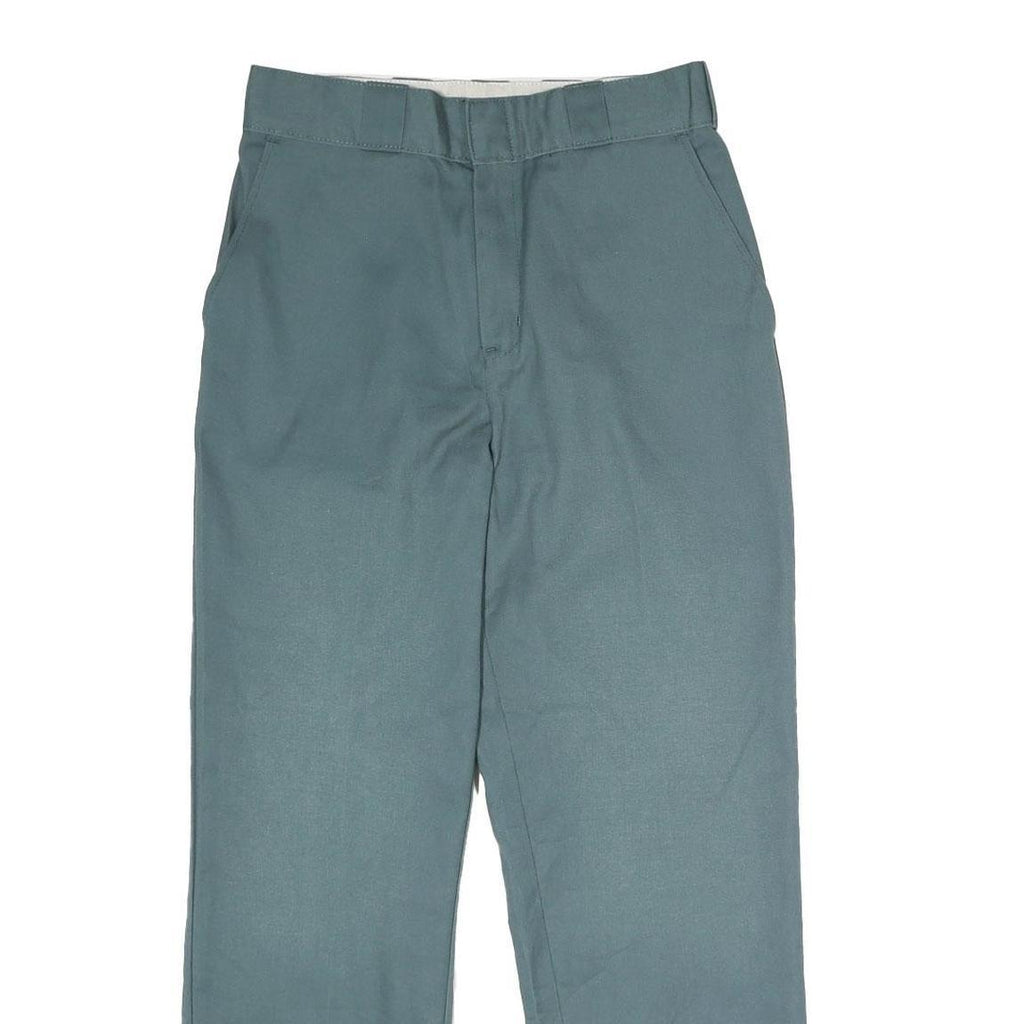 DICKIES Mens Polyester Blend Workwear Classic Straight Trousers W28 L28 Dusty