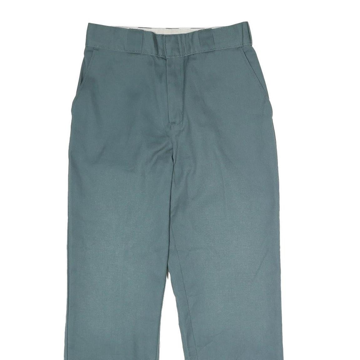 DICKIES Mens Polyester Blend Workwear Classic Straight Trousers W28 L28 Dusty