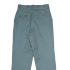 DICKIES Mens Polyester Blend Workwear Classic Straight Trousers W28 L28 Dusty