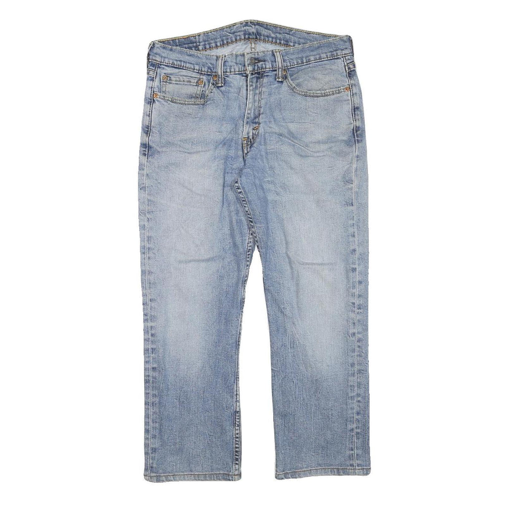 LEVI'S Mens Regular Fit Blue Denim Jeans W31 L24 Cotton Blend Zip Pockets