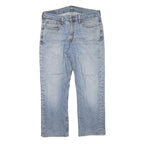 LEVI'S Mens Regular Fit Blue Denim Jeans W31 L24 Cotton Blend Zip Pockets