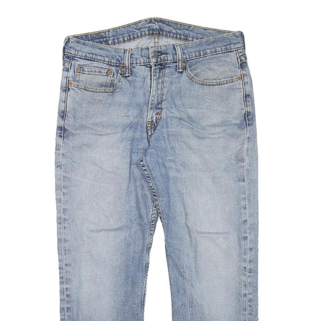 LEVI'S Mens Regular Fit Blue Denim Jeans W31 L24 Cotton Blend Zip Pockets