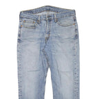 LEVI'S Mens Regular Fit Blue Denim Jeans W31 L24 Cotton Blend Zip Pockets