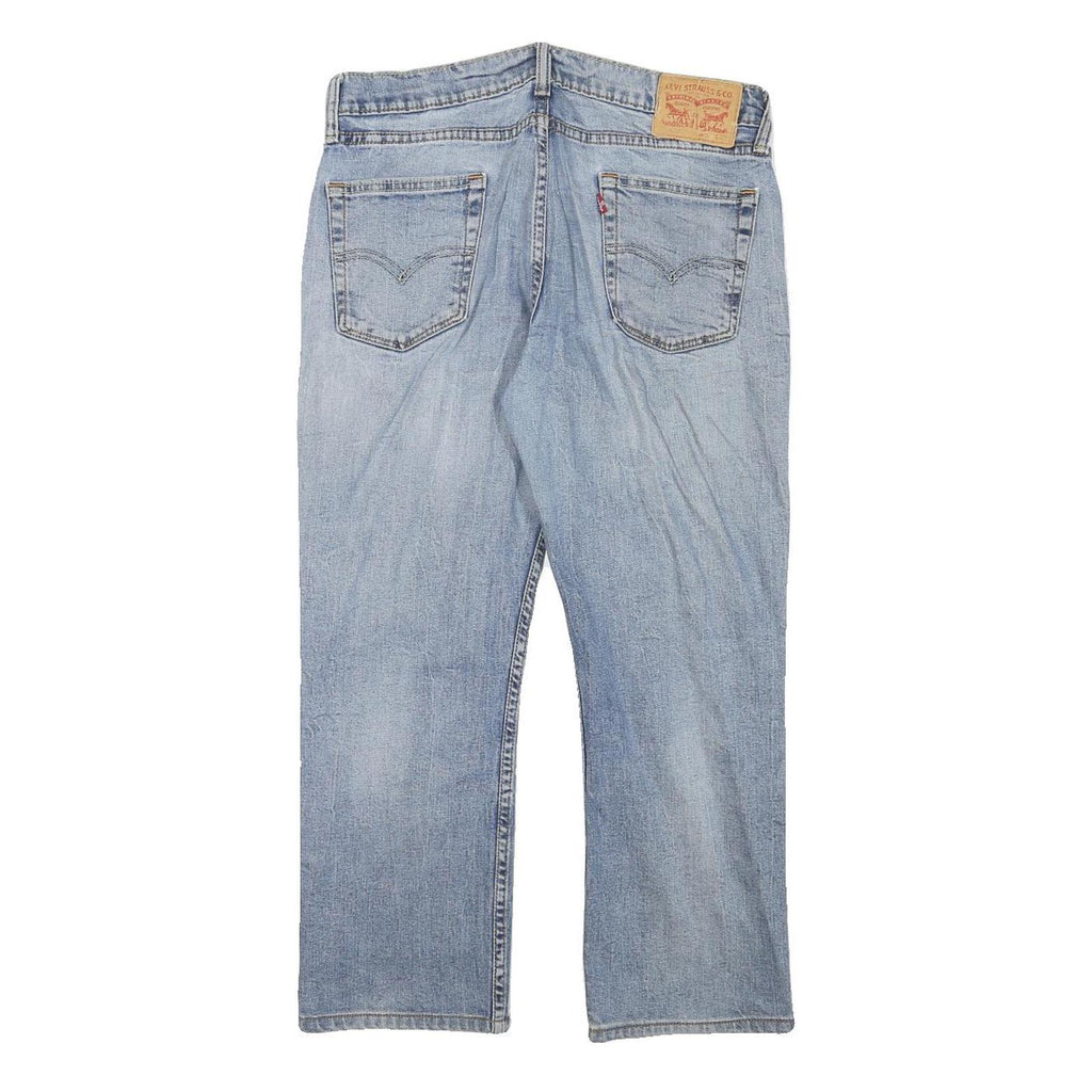 LEVI'S Mens Regular Fit Blue Denim Jeans W31 L24 Cotton Blend Zip Pockets