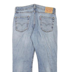 LEVI'S Mens Regular Fit Blue Denim Jeans W31 L24 Cotton Blend Zip Pockets