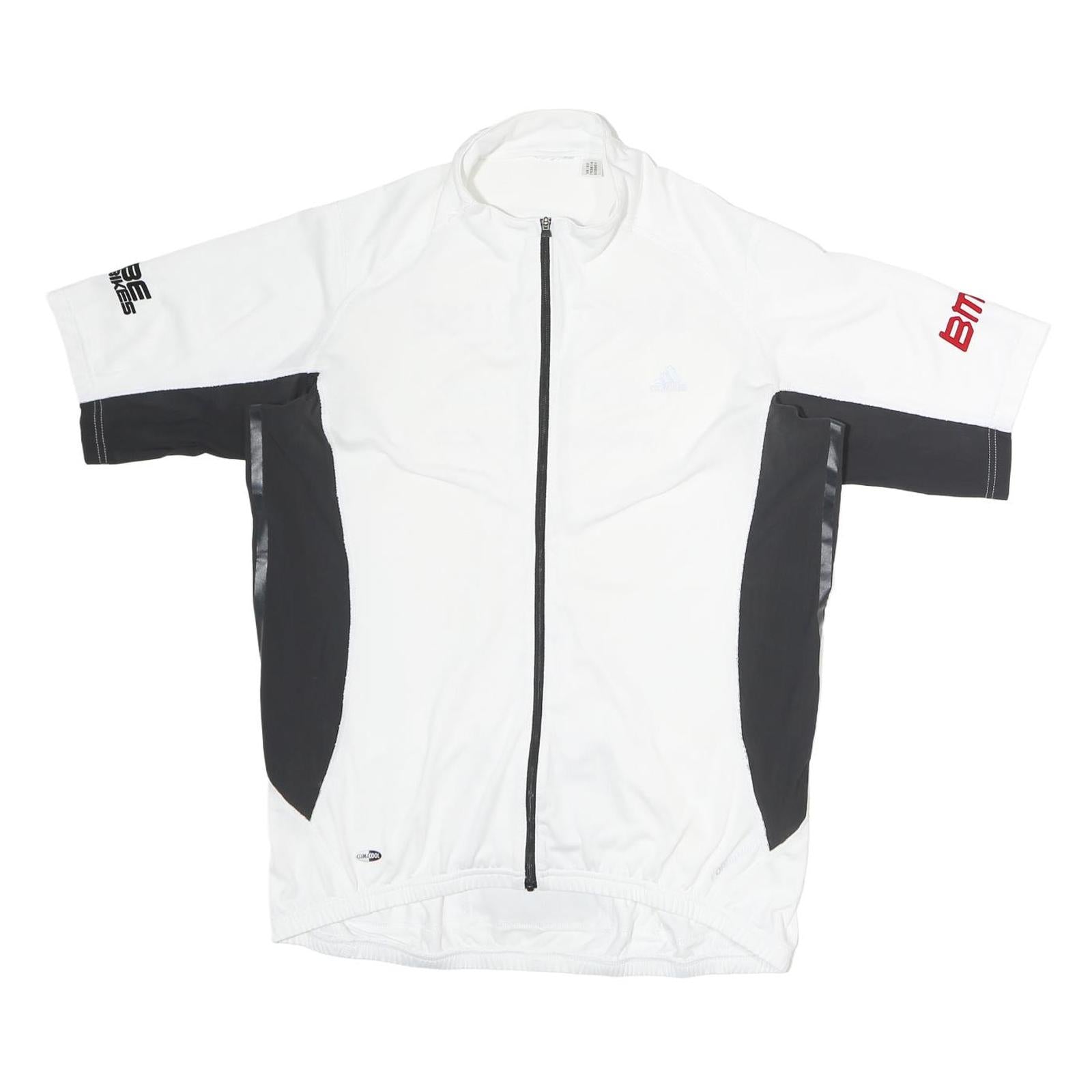 ADIDAS Mens White & Black Bike House Graphic T-Shirt XL Short Sleeve Crew Neck