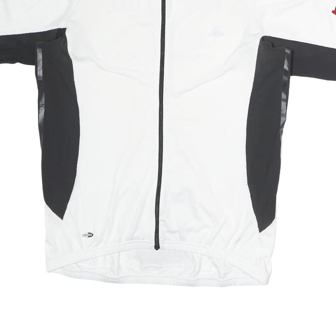 ADIDAS Mens White & Black Bike House Graphic T-Shirt XL Short Sleeve Crew Neck