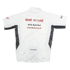 ADIDAS Mens White & Black Bike House Graphic T-Shirt XL Short Sleeve Crew Neck