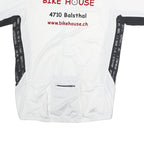 ADIDAS Mens White & Black Bike House Graphic T-Shirt XL Short Sleeve Crew Neck