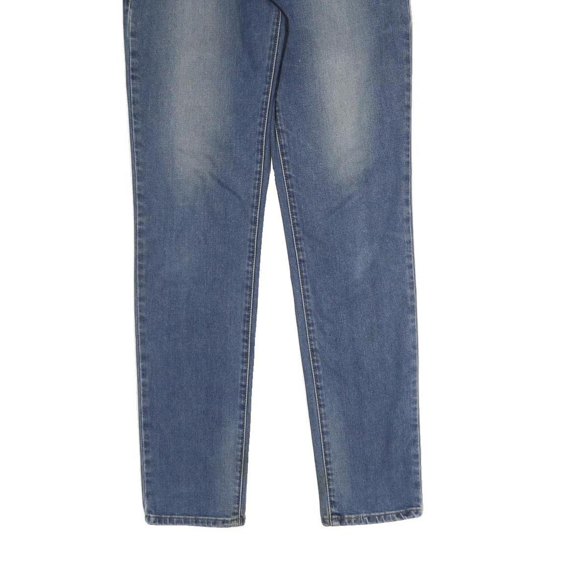 LEVI'S Womens Slim Blue Denim Cotton Jeans W28 L29 Classic Zip Pocket