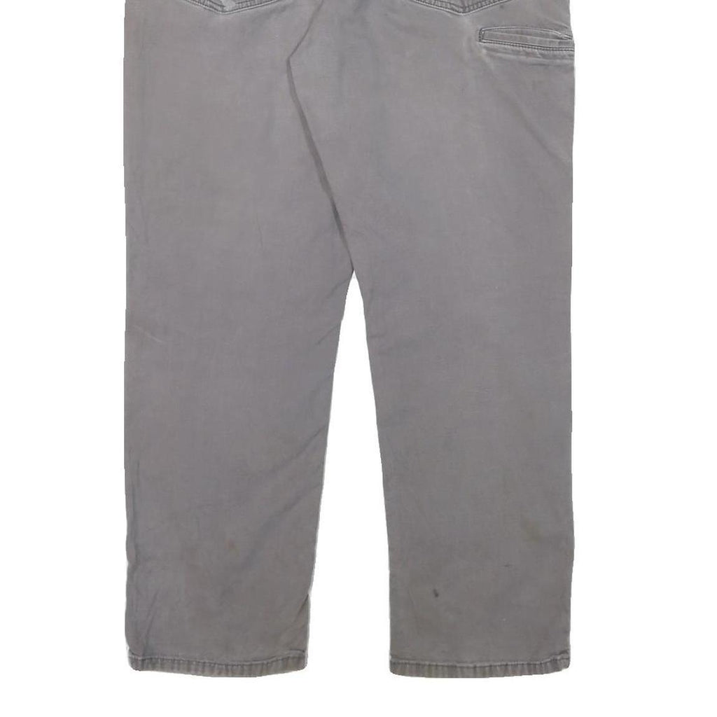 CARHARTT Mens Cotton Blend Grey Relaxed Fit Straight Leg Trousers W34 L30