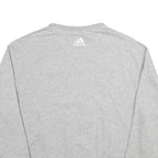 ADIDAS Mens Grey Washington Huskies Crew Neck XL Cotton Blend Sweatshirt