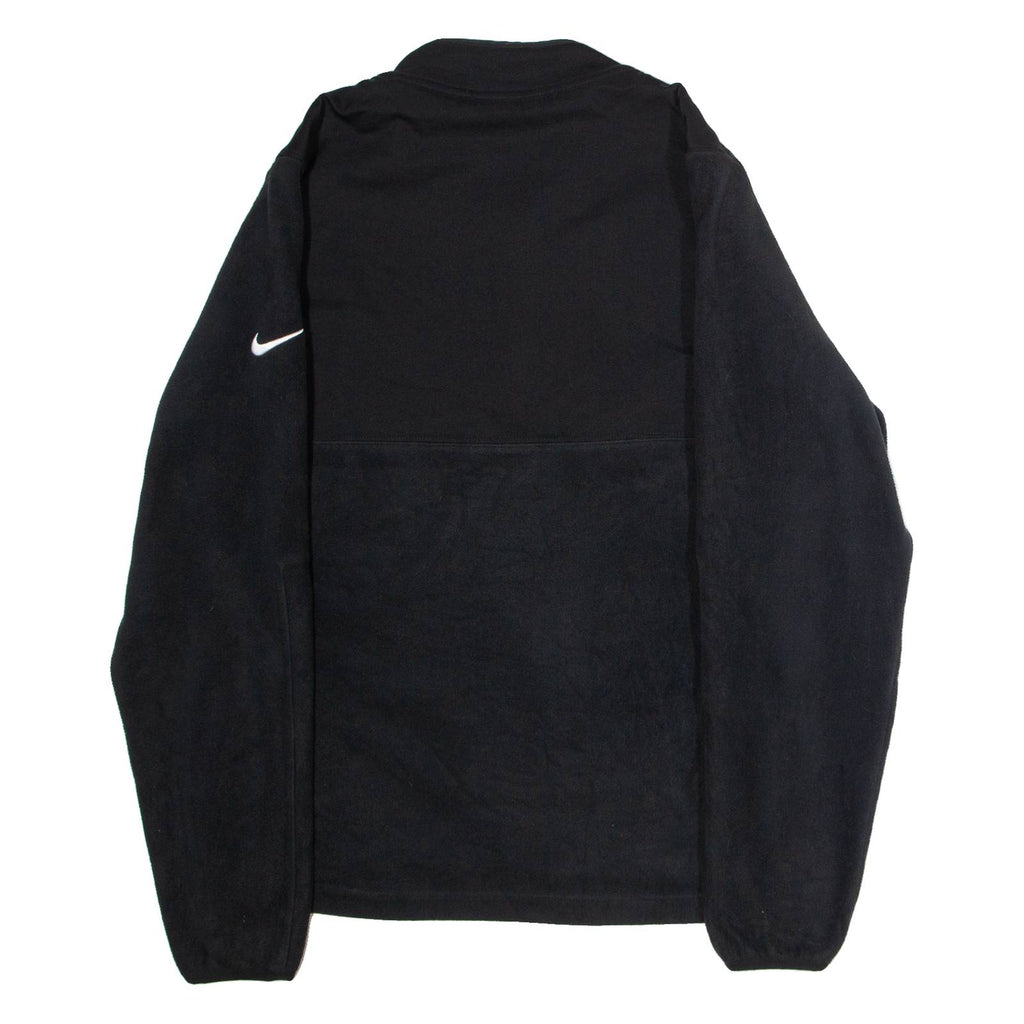 NIKE The Valley Mens Fleece Black 1/4 Zip S
