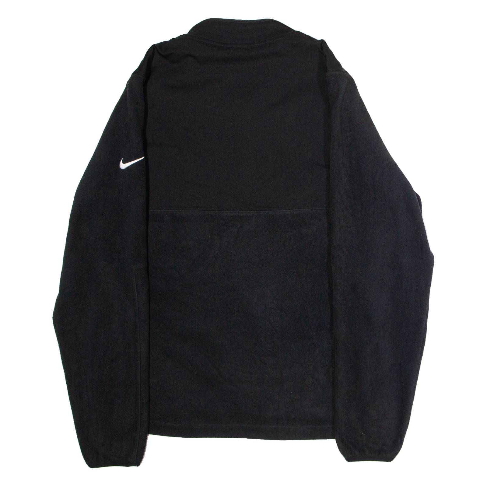 NIKE The Valley Mens Fleece Black 1/4 Zip S