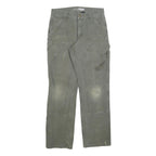 CARHARTT Mens Relaxed Fit Workwear Cotton Blend Jeans W30 L32 Durable Zip