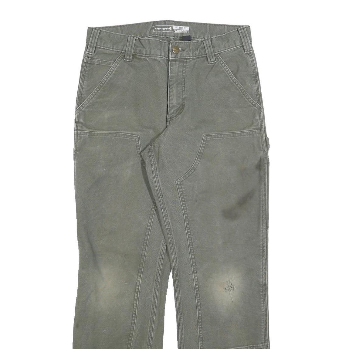 CARHARTT Mens Relaxed Fit Workwear Cotton Blend Jeans W30 L32 Durable Zip