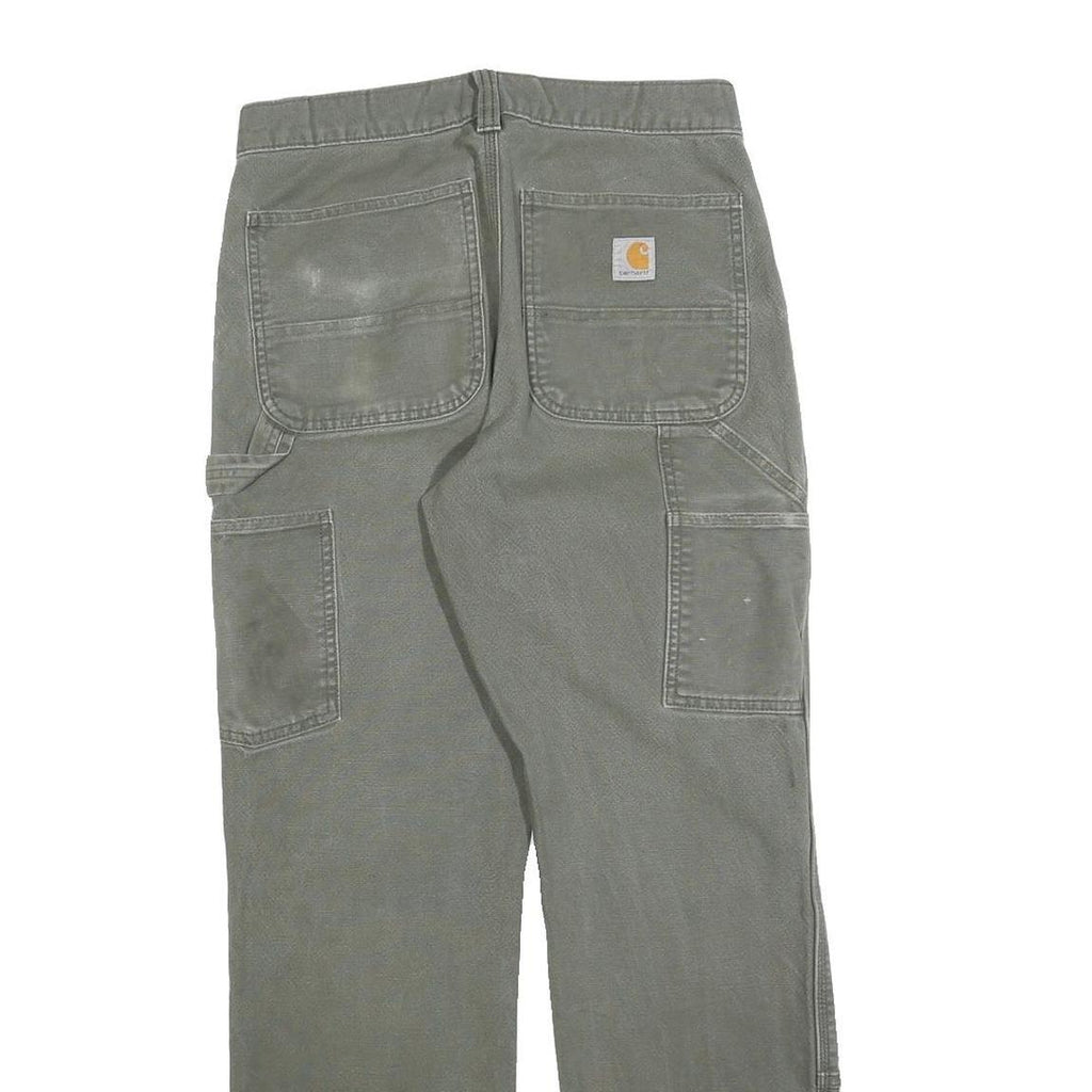 CARHARTT Mens Relaxed Fit Workwear Cotton Blend Jeans W30 L32 Durable Zip