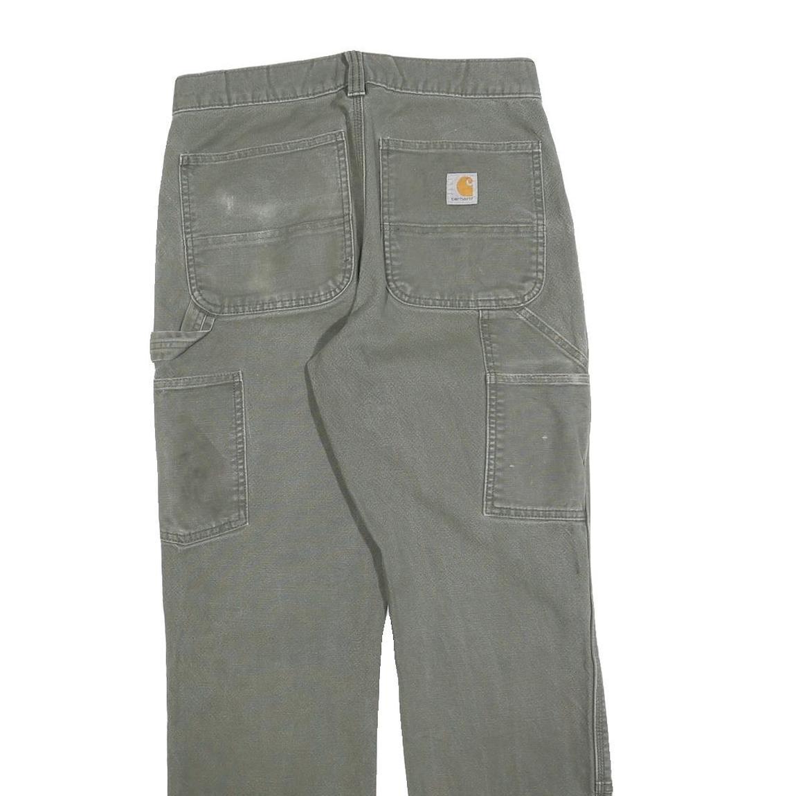 CARHARTT Mens Relaxed Fit Workwear Cotton Blend Jeans W30 L32 Durable Zip