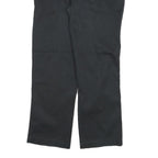 DICKIES Mens Cotton Blend Black Slim Straight Trousers W27 L28 Workwear