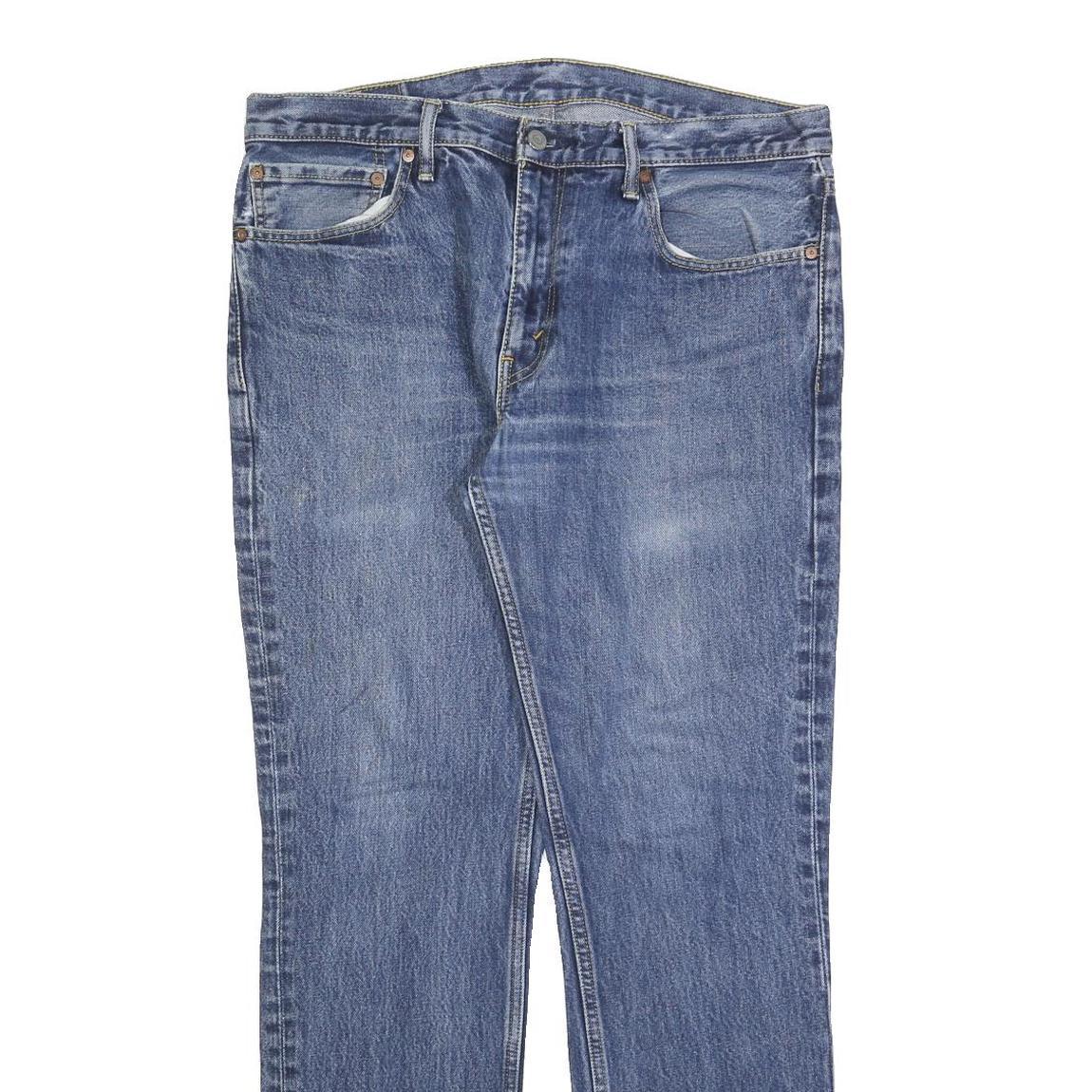 LEVI'S 511 Slim Mens Jeans Blue Slim Straight Denim Medium W36 L32 Classic Fit