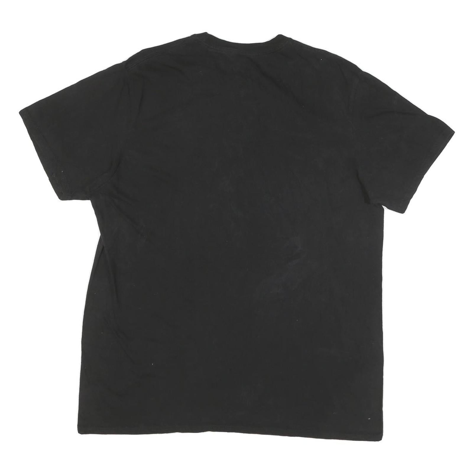 FANATICS Mens Black Wichita State Shockers Graphic T-Shirt XL Cotton Blend Crew