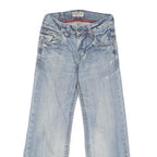 HILFIGER DENIM Womens Jeans Blue Relaxed Straight Denim Light W28 L28 Casual