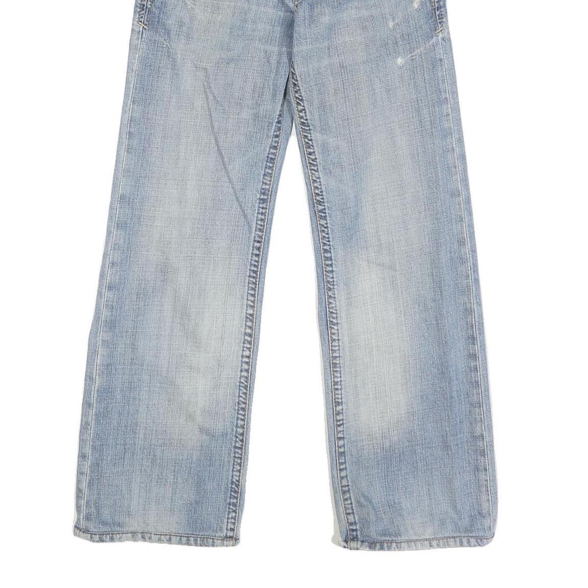 HILFIGER DENIM Womens Jeans Blue Relaxed Straight Denim Light W28 L28 Casual