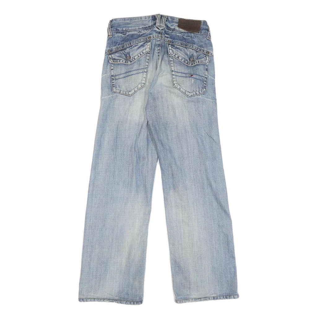 HILFIGER DENIM Womens Jeans Blue Relaxed Straight Denim Light W28 L28 Casual