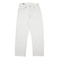 NAF NAF Womens Relaxed White Cotton Jeans Button Closure W26 L26 Casual Vintage