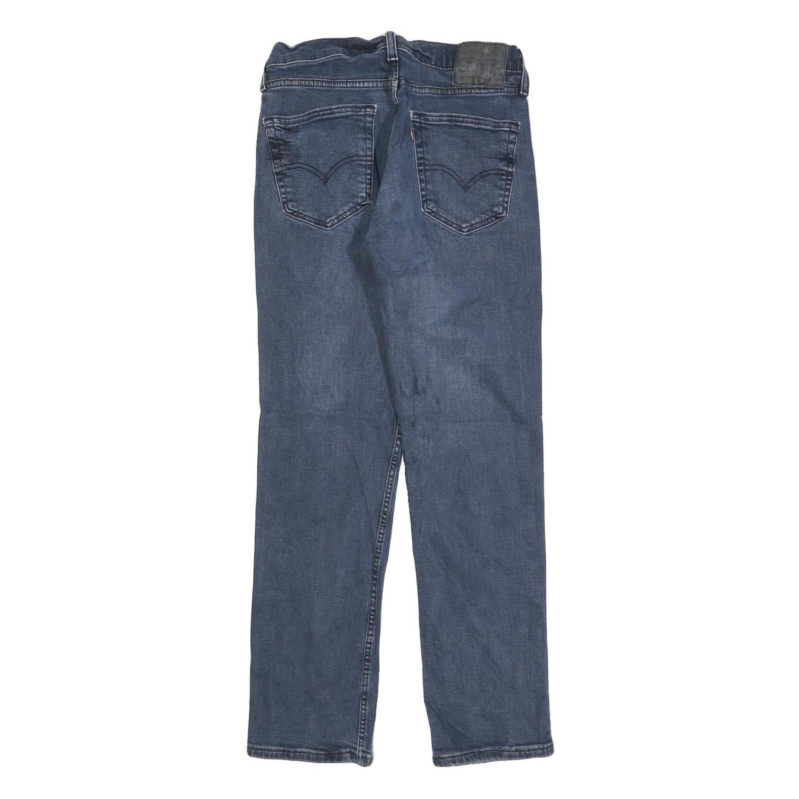 LEVI'S 514 Classic Mens Jeans Blue Straight Denim Medium W30 L29 Classic Fit Zip