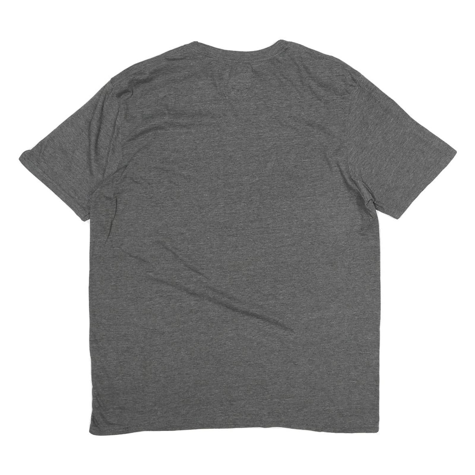 MAJESTIC Mens Grey White Sox Graphic T-Shirt L Short Sleeve Crew Neck Cotton