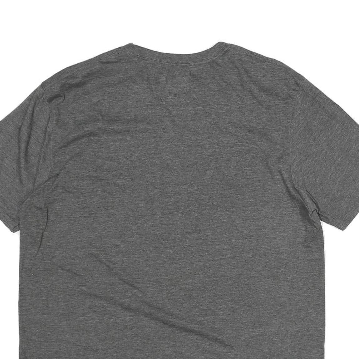 MAJESTIC Mens Grey White Sox Graphic T-Shirt L Short Sleeve Crew Neck Cotton