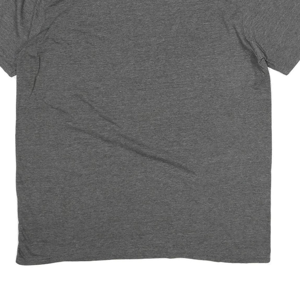 MAJESTIC Mens Grey White Sox Graphic T-Shirt L Short Sleeve Crew Neck Cotton