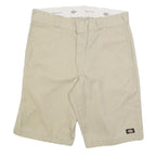 DICKIES Mens Shorts Beige Casual Relaxed L W36 Cotton Blend Workwear