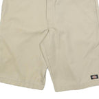 DICKIES Mens Shorts Beige Casual Relaxed L W36 Cotton Blend Workwear