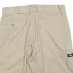 DICKIES Mens Shorts Beige Casual Relaxed L W36 Cotton Blend Workwear