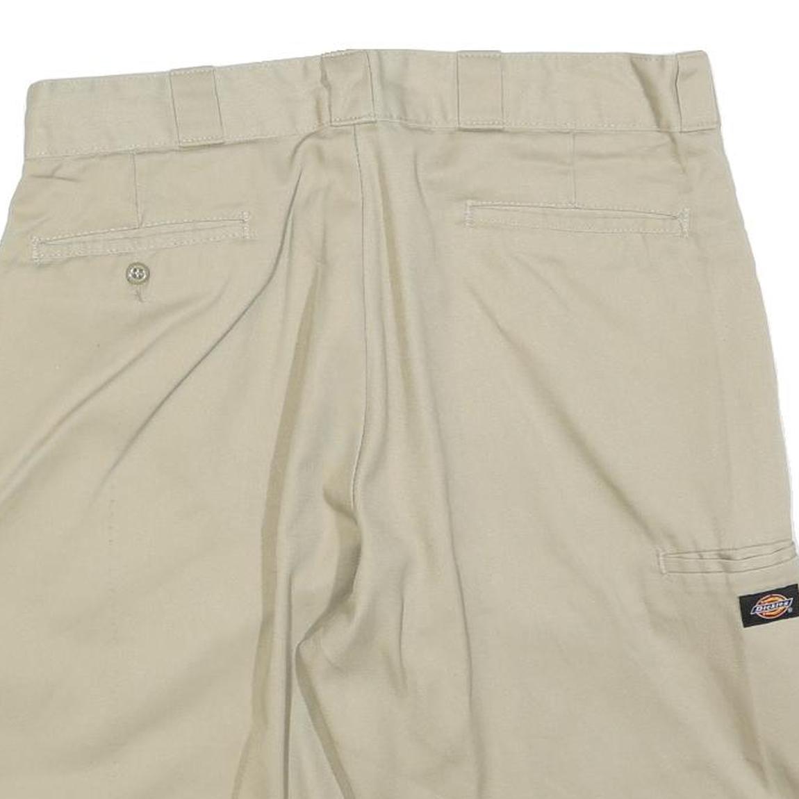 DICKIES Mens Shorts Beige Casual Relaxed L W36 Cotton Blend Workwear