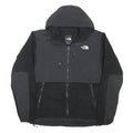 THE NORTH FACE Mens Black Outdoor Jacket M Polyester Blend Zip Hooded Plain