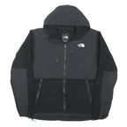 THE NORTH FACE Mens Black Outdoor Jacket M Polyester Blend Zip Hooded Plain