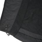 THE NORTH FACE Mens Black Outdoor Jacket M Polyester Blend Zip Hooded Plain