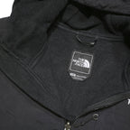 THE NORTH FACE Mens Black Outdoor Jacket M Polyester Blend Zip Hooded Plain