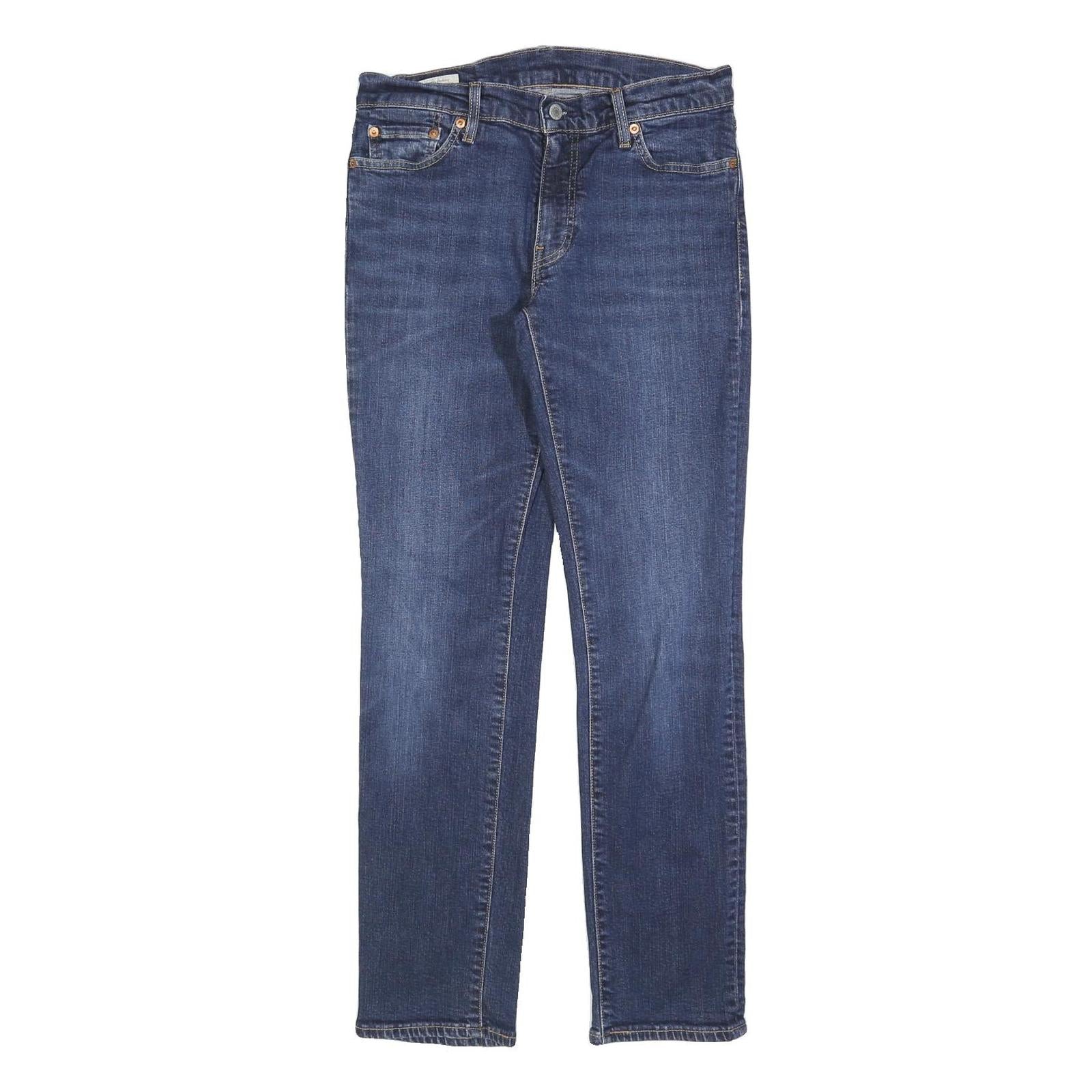 LEVI'S 511 BIG E Mens Jeans Blue Slim Skinny Denim Medium W30 L32 Classic Zip