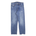 LEVI'S Womens Regular Blue Denim Jeans W28 L28 Button Cotton Blend Classic