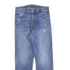 LEVI'S Womens Regular Blue Denim Jeans W28 L28 Button Cotton Blend Classic