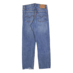 LEVI'S Womens Regular Blue Denim Jeans W28 L28 Button Cotton Blend Classic