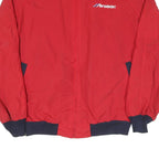 TODD Mens Red Purolator Jacket XL Polyester Blend Zip Casual Streetwear