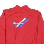 TODD Mens Red Purolator Jacket XL Polyester Blend Zip Casual Streetwear