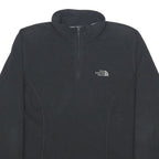 THE NORTH FACE Womens Black Fleece Pullover Plain Crew Neck Tight Knit S Outdoor